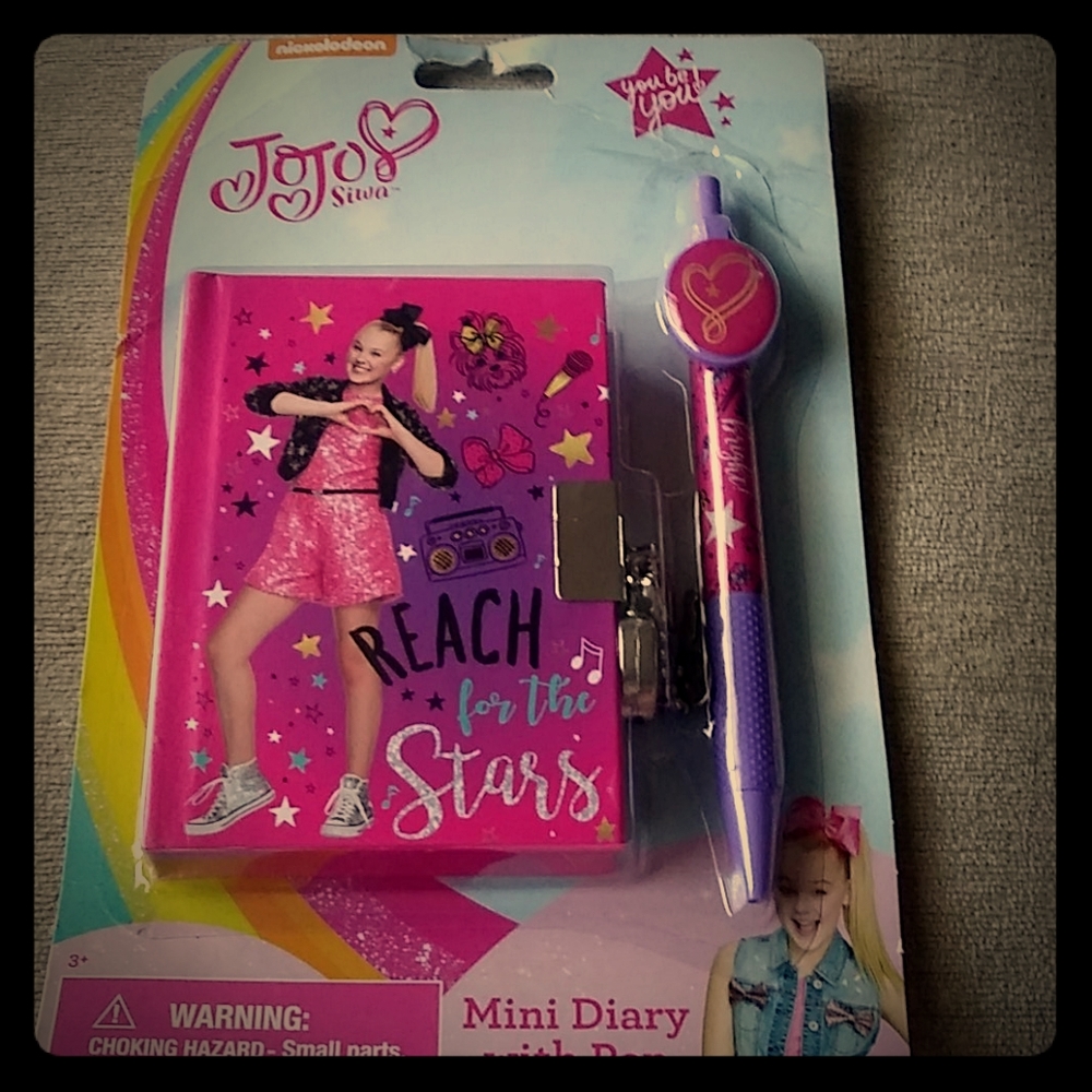 Jojo Siwa Mini Diary w/ pen